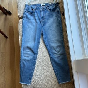 Jessica Simpson Jeans Women’s Sz 12 / 31 High Rise Skinny Ankle Light Wash Pants